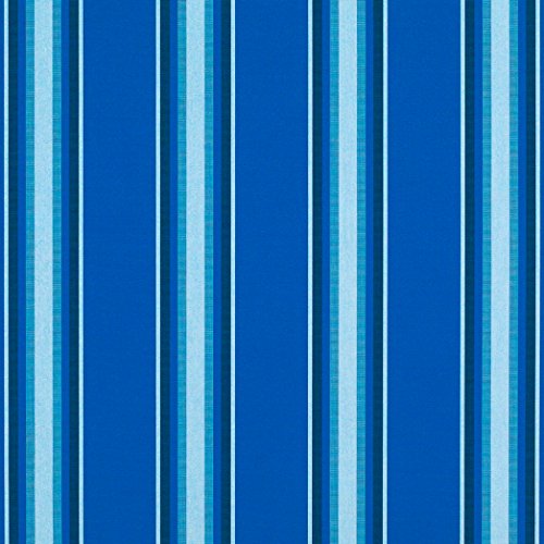 Sunbrella Awning/Marine 4755-0000 46in Pacific Blue Fancy Fabric by The Yard