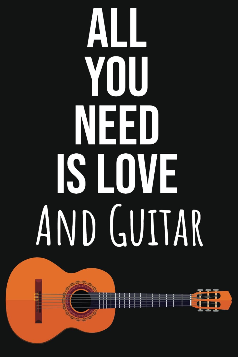Journal de notes guitare pour écrire ses chansons au quotidien