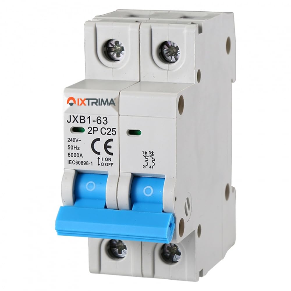  Automatic Circuit Breaker 2P 25A 220V 6kA per proteggere la tua casa
| Bipolare MCB 2P C25 con protezione automatica co