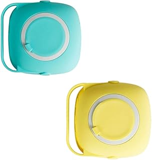 فرشاة استحمام مصنوعة من السيليكون مع موزع الصابون للنساء والرجال، مستلزمات التدليك في الحمام، من مينكيسي، 2 قطعة