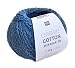 Produktbild Rico Creative Cotton zickzack dk Fb. 06 blau, 50g Baumwollmischgarn zum Stricken und Häkeln