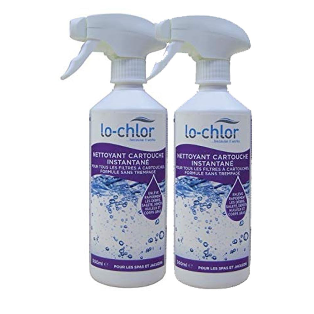 jardiboutique - Lot de 2 Nettoyants de Filtre Cartouche instantané pour Piscine