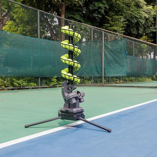 Furlihong 3807BH Tennis Ball Machine with Triangular Base, Adjustable Speeds, Oscillating Left&Right, Up&Down Swing Launch Port, for All Levels Training by Furlihong - Image 6