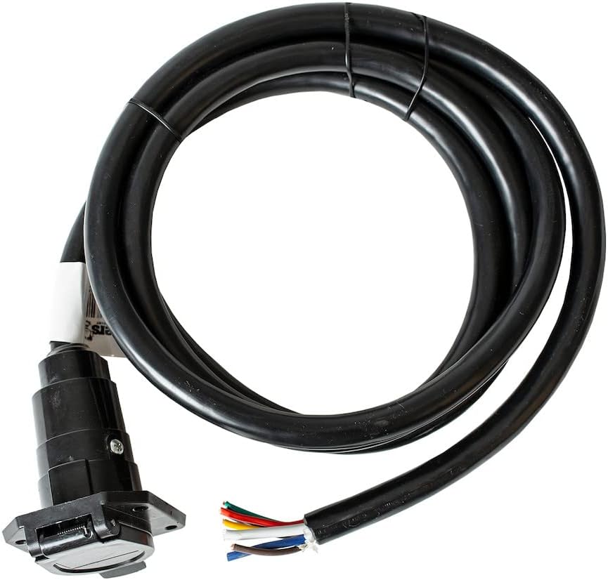 Buyers Products Company 7-Way Truck Side Flat Pin Trailer Connector