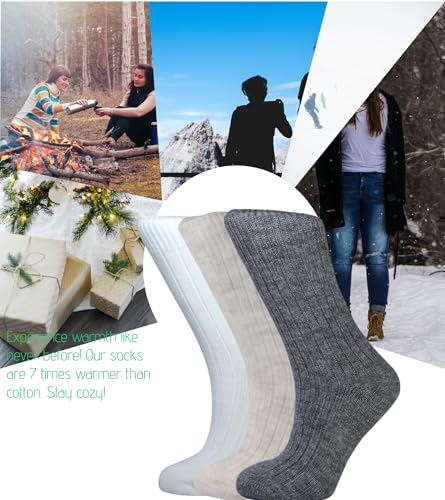 Image of omer & zeki Soft & Warm Woolen Socks for Ladies: Perfect for Winter