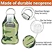 6 Pieces Empty Travel Size Bottle with Keychain Holder, Reusable Travel Size Keychain Holder with Flip Cap Refillable Travel Size Bottles 30ml for Soap, Lotion, and Liquids,Camouflage