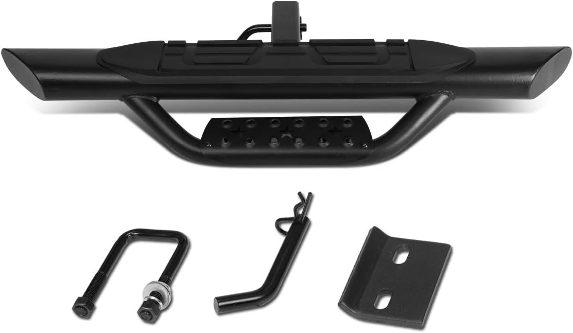 DNA MOTORING PT-ZTL-8117 2 Inches Receiver 36.5 Inches x 3.75 Inches Towing Hitch Step Bar,Black