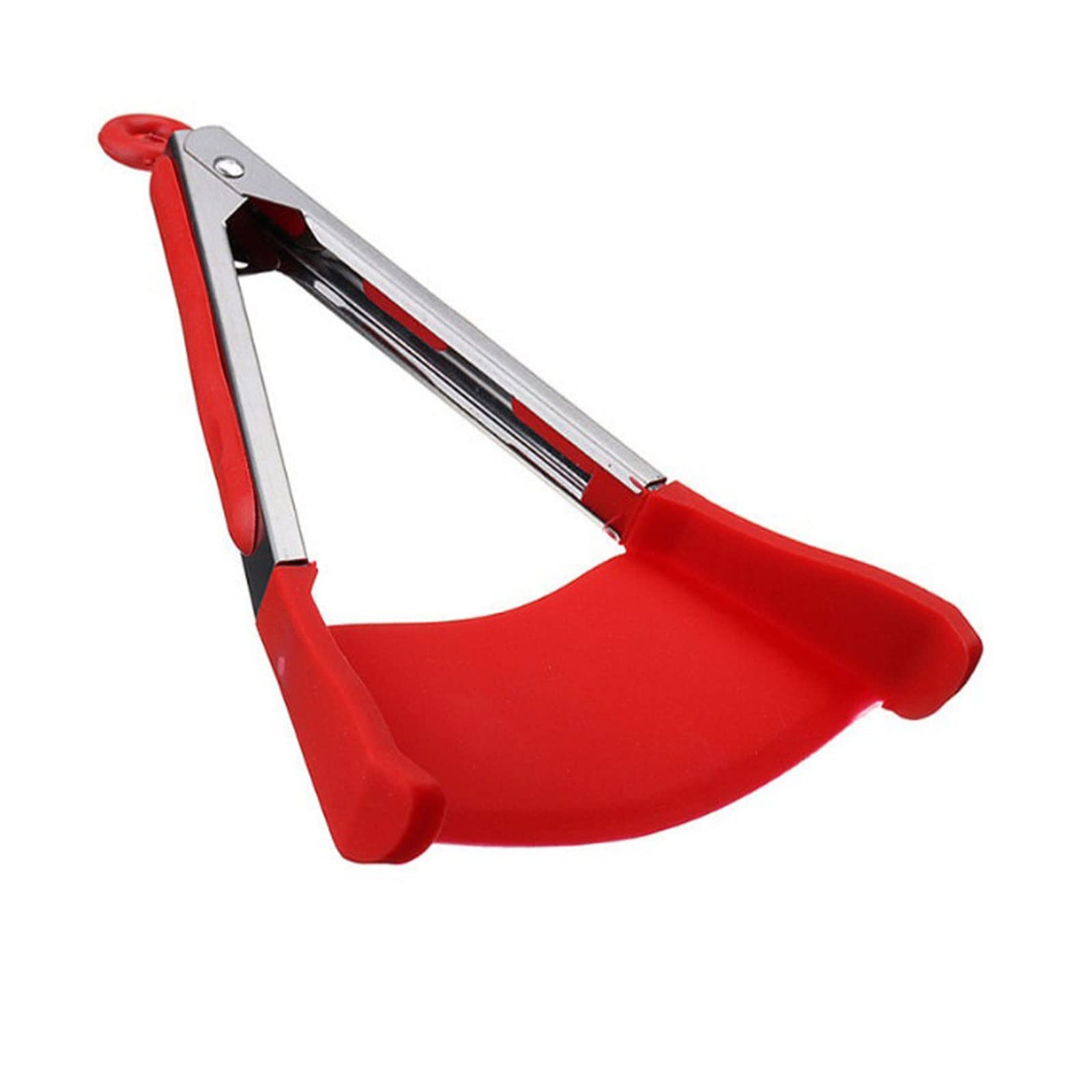 Pinza per spatola da Cucina Pinza in Silicone Antiaderente Resistente al Calore Pinza per Buffet Clip per Cibo Spatola da Cucina Spatola di Legno