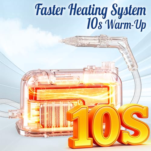 Image of 60.87oz Heavy Duty Steam Cleaner 10s Rapid Heating Handheld Steam Cleaner for Home, Steamer for Cleaning for Home, Car, Grout, Tile, Floor, Dirt