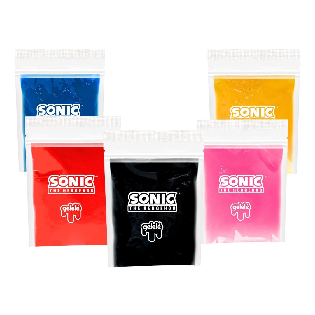 Bola Quebra Cabeça Sonic Gelele Com Slime E Esmeralda Do Caos