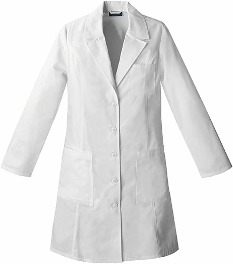Cherokee 2411 Women's Pro. Whites 37-inch Consultation Lab Coat White
