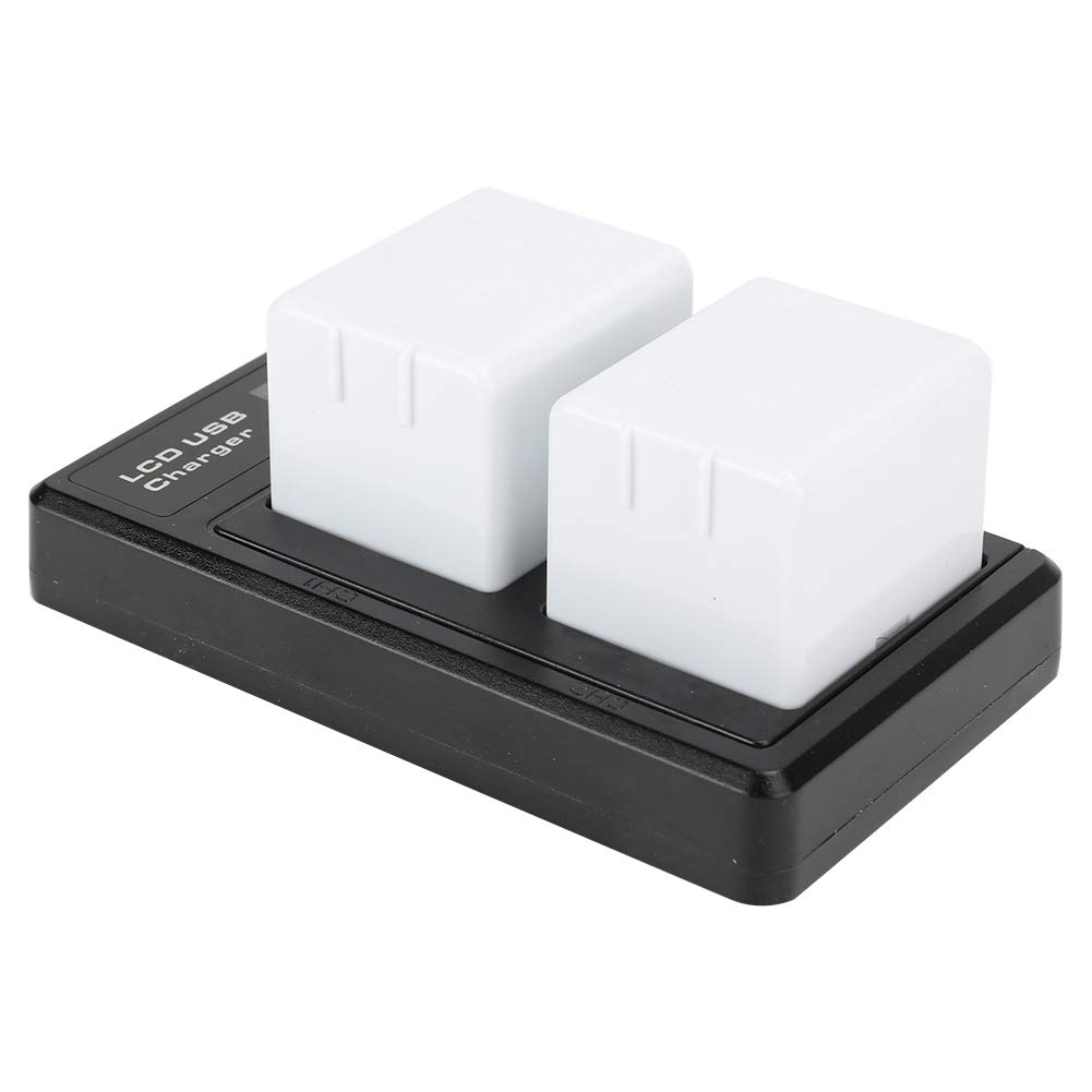 Cargador de Batería con Ranuras Duales y Pantalla LCD para Pro y Pro 2, 2 Baterías de Litio de 2440 MAh, Construcción ABS de