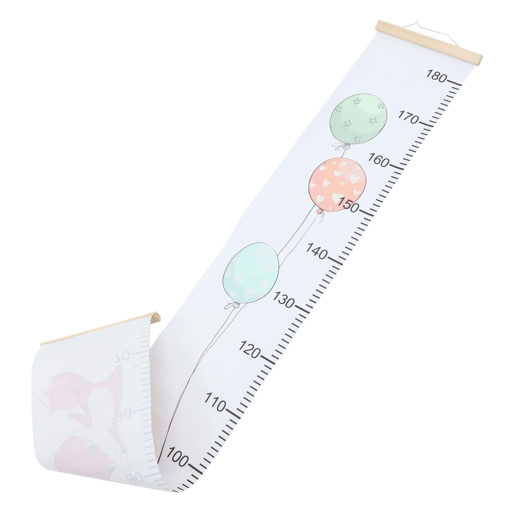 VICASKY Height Ruler Pendant Boys and Girls Growth Chart Wall Art Cartoon Theme Easy to Measure