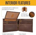 Carhartt Men's Top Grain Leather Passcase, Contrasting Stitch
