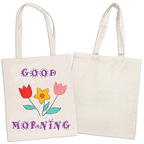 10x Bolsa De Algodón 38 x 42 cm Color Liso Idónea Para Decoración Personalizada - EMI Craft