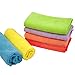 KMAKII Microfiber Cleaning Cloths Best Kitchen Dish Cloths Microfiber Towel for Dish Car Washing 13.7 by 13.7-inch,6 Colors - 6 Pieces