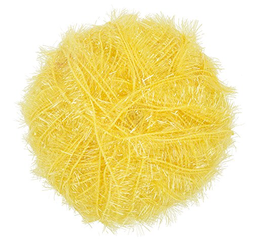 Image of Red Heart Scrubby Sparkle Yarn, Lemon