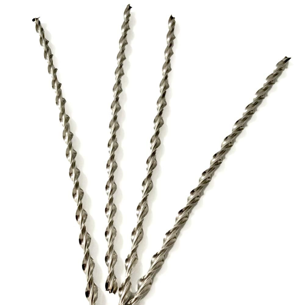 Varilla helicoidal acero inox 304 (ø 8mm) - Barra de 1 m de largo. Alta resistencia para refuerzo de estructuras de hormigón, piedra, ladrillo…
