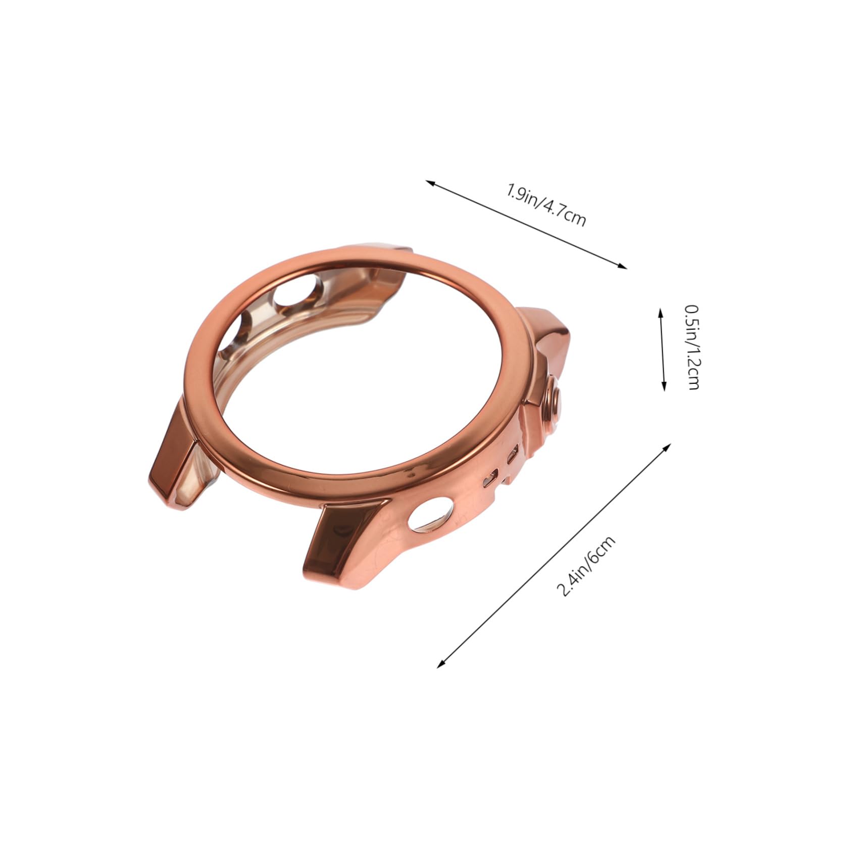 HOMSFOU 20stücke Teiliges Tpu Schutzgehäuse Für Smartwatch Kratzfest Anti-schock Transparent Roségold Robuster Displayschutz Für Optimale Und Stil