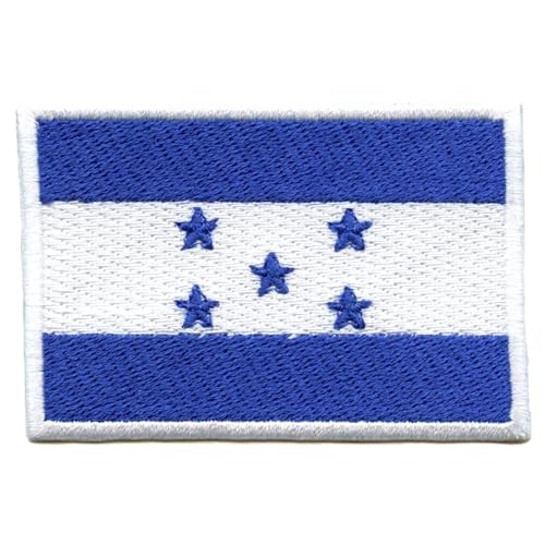Honduras Country Flag Patch Hispanic Central America Embroidered Iron on