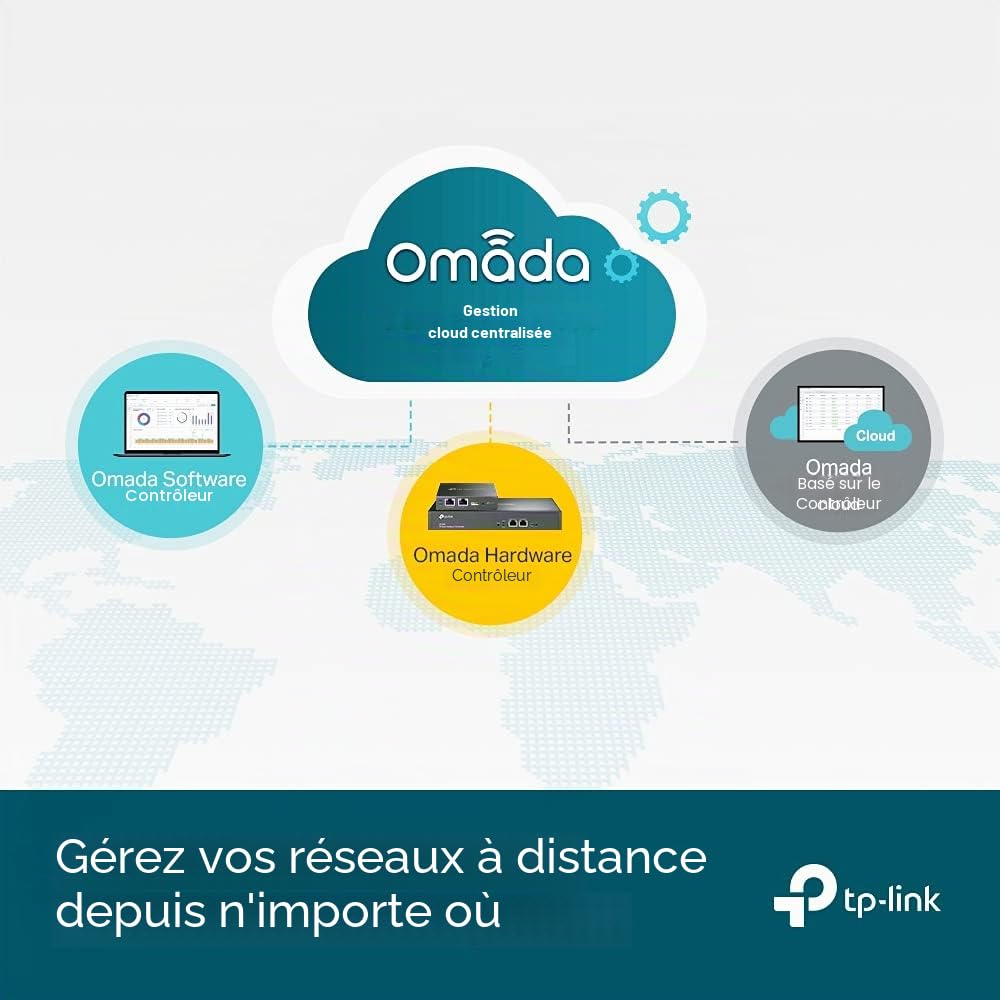 TP-Link Omada TL-SG3428 Switch administrable L2+ 24 ports Gigabit avec 4 emplacements SFP