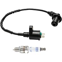 GY6 Racing Ignition Coil SSR125 A7TC Spark Plug Wire For 50cc 70cc 80cc 90cc 110cc 125cc 150cc 200cc 250cc Moped Scooter ATV Go Kart Pit Dirt Bike Engine Motorcycle Parts