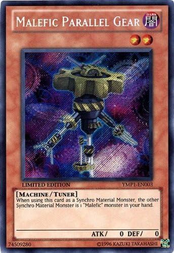Yu-Gi-Oh! - Malefic Parallel Gear YMP1-EN003 Bonds Beyond Time Movie Card