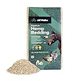 All Walks 150 Liter(30 lbs) Hemp Bedding for Chicken Coops, Hampters, Ducks, and Turkeys - 100% Natural, Superior Odor Control, Biodegradable Pet Bedding, Dust-Free - Made in USA
