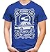 Produktbild Alte Schule Trabant Männer und Herren T-Shirt | DDR Nostalgie Ossi 600 601 Kübel Trabi Oldtimer (S, Blau Trabant 600)
