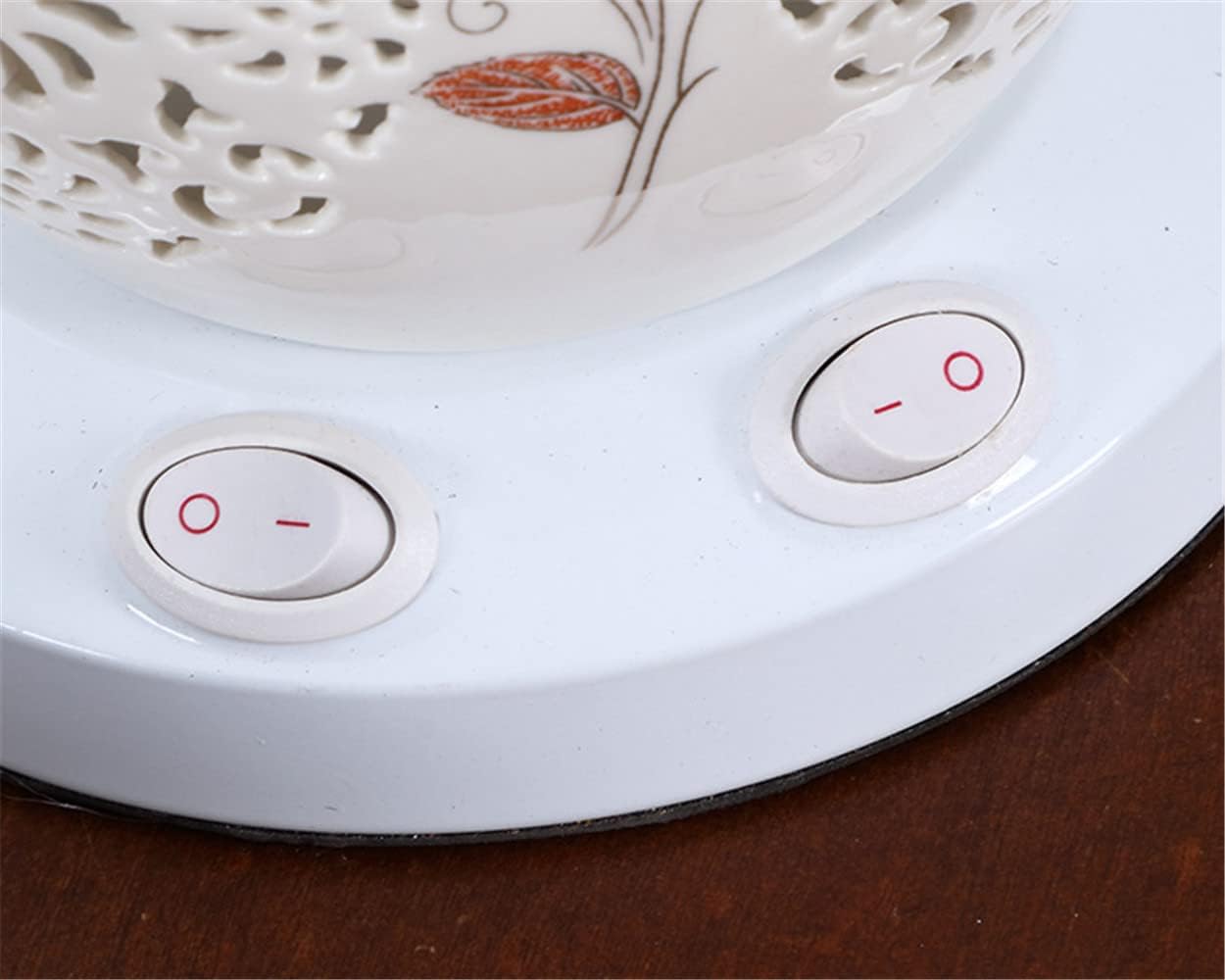 Best to Buy Ceramic Style Dimmable Table Lamp Victorian Jeweled Desk Lamp Floral Cloth Art+Ceramic