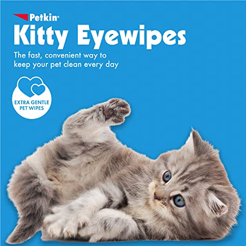 Petkin-Kitty-Eye-Wipes-40-Moist-Wipes-Gentle-Eye-Cleaning-Wipes-Remove-Dirt-Discharge-Tear-Stains-Safe-Convenient-Easy-to-Use-Pet-Wipes-for-Cats-Kittens-Ideal-for-Home-or-Travel Petkin Kitty Eye Wipes 40 Moist Wipes Gentle Eye Cleaning Wipes Remove Dirt Discharge Tear Stains Safe Convenient Easy to Use Pet Wipes for Cats Kittens Ideal for Home or Travel