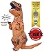 Rubies Original T-Rex Inflatable Costume with Sound for Kids, One Size