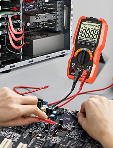 Digital Multimeter, 6000 Counts Auto Range, genaues Messen von AC/DC-Spannung, Amperemeter,...