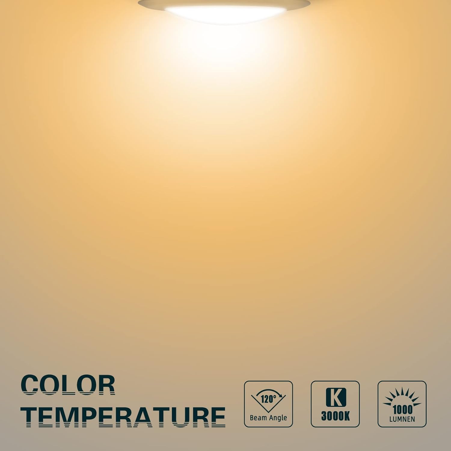 TOPELER 6'' Dimmable Bronze LED Flush Mount Ceiling Light, 15W 1000Lm, 3000K Warm White, Low Profile Disc Light, Installs with Junction Box or Recessed Can, ETL-Listed, 6 Pack