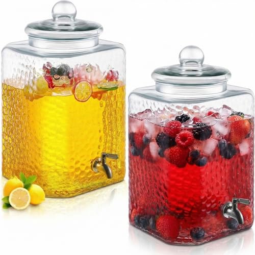 Tiangrid 2 Pack 5 Gallon Glass Water Drink...