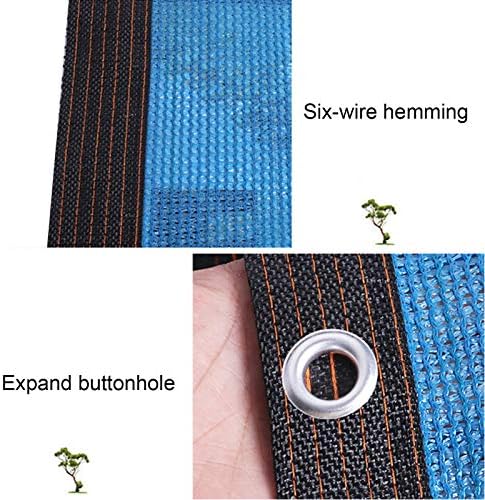 90% UV-Resistant Blue Shade Cloth - Durable Shade Net for Outdoor Use, Ideal for Balconies, Courtyards & Swimming Pools, Provides Effective Sun Protection