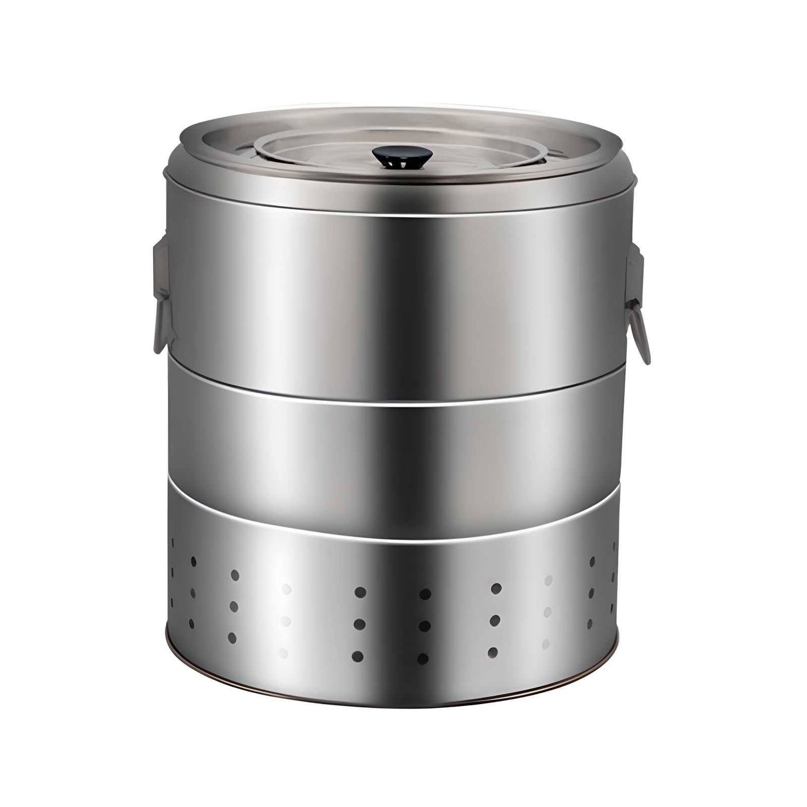 Barbecue vertical sans fumée portable avec brochettes rotatives en inox