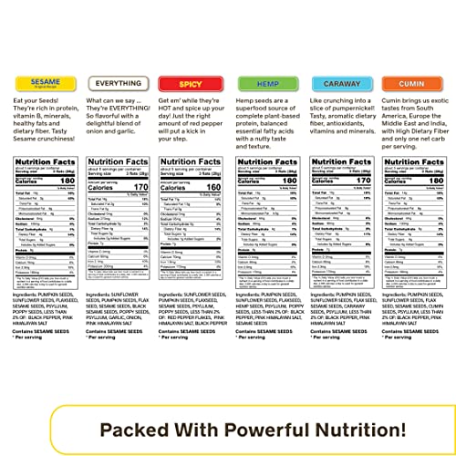 Ella’s Flats® Variety All Seed Savory Crisps – All Natural, Gluten Free, Good Source Of Protein, High Fiber, Vegan And Keto Friendly (Variety 3 Pack) #TOP1