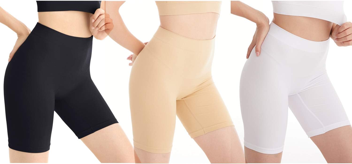 AmazingjoysSeamless Slip Shorts Women's Smooth Slip Panties for Under Dresses