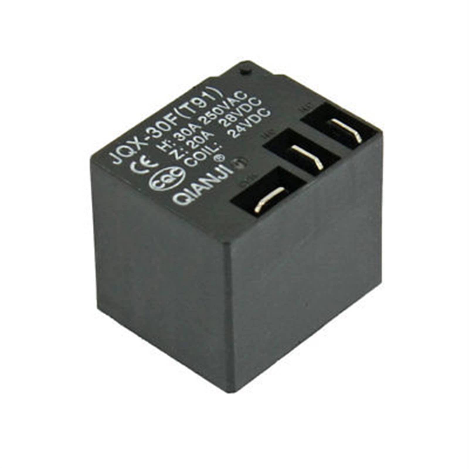 WEUSANXPL 10pcs JQX-30F Coil DC 24V 5 Pin 30A 250VAC/ 20A 28VDC PCB Power Relay