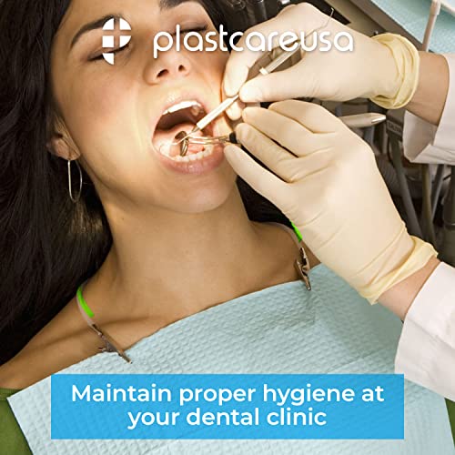 10 Pack Dental Bib Clips - Clamp Holders For Dental Bibs Or Napkins - Disposable Silicone Chain And Clip Bib Holder - Blue, Green, Pink, Purple, Orange (2 Of Each Color) #TOP3