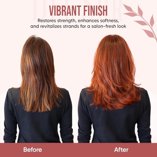 Image of DEL SUR Color Safe Shampoo and Conditioner Set for Color Treated Hair | Camellia Japonica, Quercetin & Biotin | Anti-Frizz & Hydrating | 16 fl oz Each