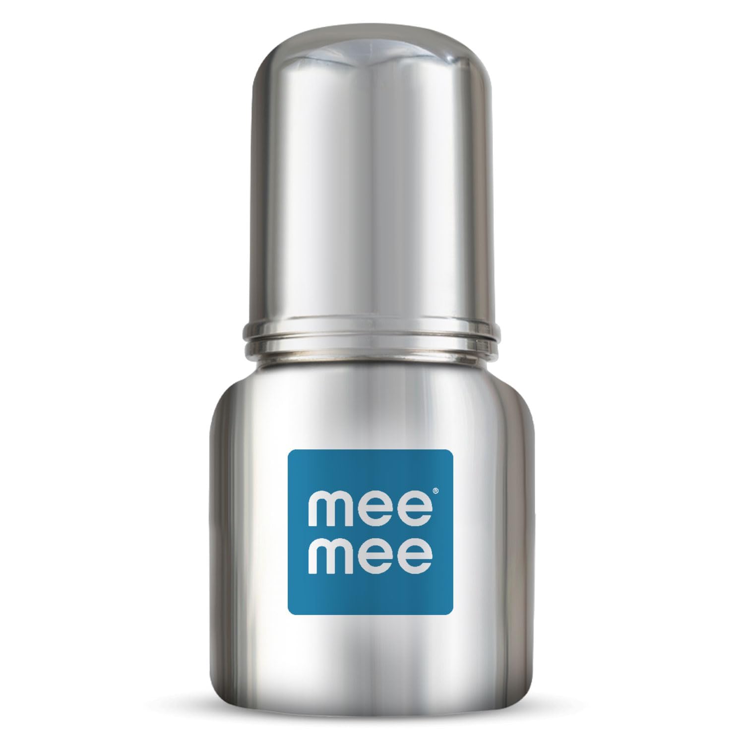 Mee Mee Baby Steel Feeding Bottle | Baby Milk Bottle with Advanced Anti Colic Valve, BPA Free, Soft Silicone Teat, Wide Neck for Babies/Infants/Newborns of 0-2 Years (Small -120ml)-image-34