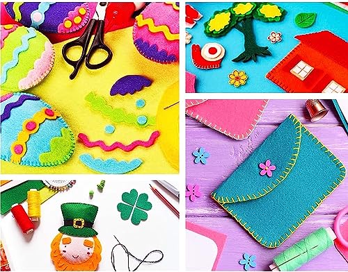 Image of Felt Cloth Stiff (Hard) 44 inch x 36 inch | Full Metre, Used in Art & Craft, Cutouts, Decorations, School Projects, DIY