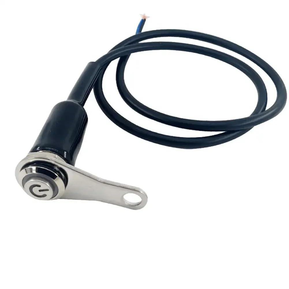 Interruptor LED 12V estanco de aluminio para activar luces de moto 7