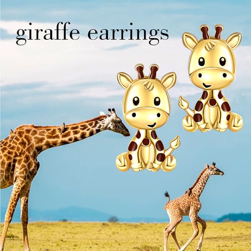 Image of Animal Stud Earrings 925 Sterling Silver Elephant /Unicorn /Chicken /Flamingo /Highland Cow /Hummingbird Earrings Animal Jewelry Gifts for Women