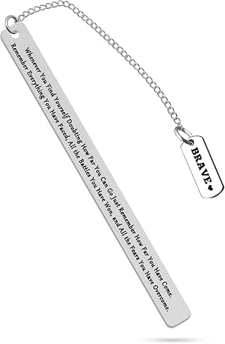 Marcapáginas inspirador para recuperación de sobriedad, regalo AA para mujeres y hombres, graduación, cumpleaños, cirugía, sobreviviente, regalos