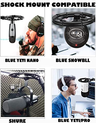 Luling Arts LA20 Blue Yeti Boom Arm Adjustable Suspension Microphone Mic Stand Desk thumb #8