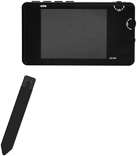 BoxWave Stylus Pouch Compatible with SainSmart LA104 - Stylus PortaPouch, Stylus Holder Carrier Portable Self-Adhesive for SainSmart LA104 - Jet Black