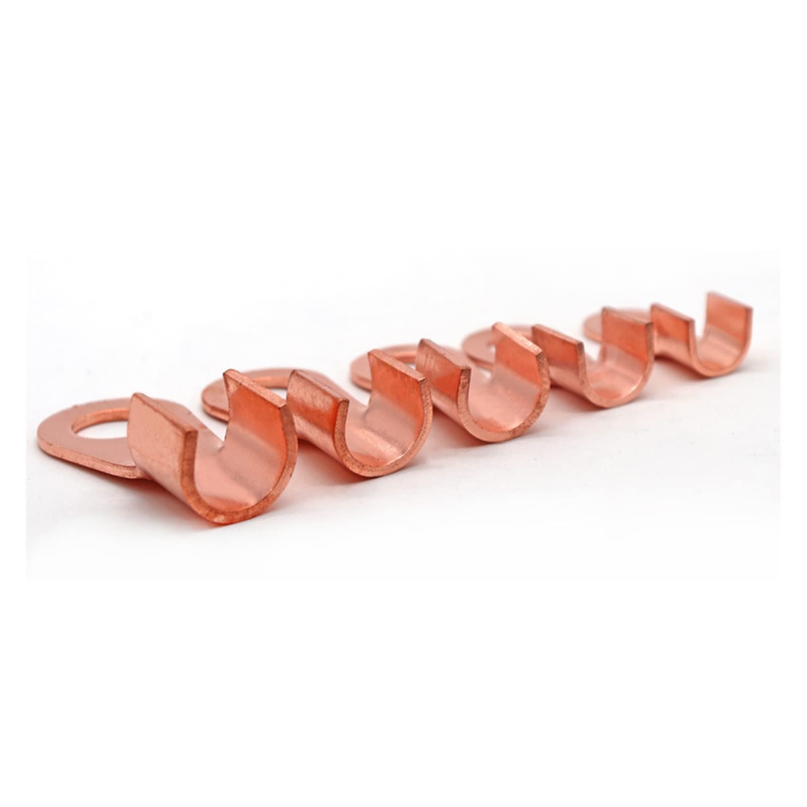 Cosses électriques à anneau, Borne à sertir en cuivre OT Non isolée, cosse à anneau, 10-400A, 10/50 pièces(100a,50pcs)